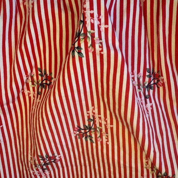 Nannette Kids Red Striped Shirt | size 5 - Picture 7 of 7